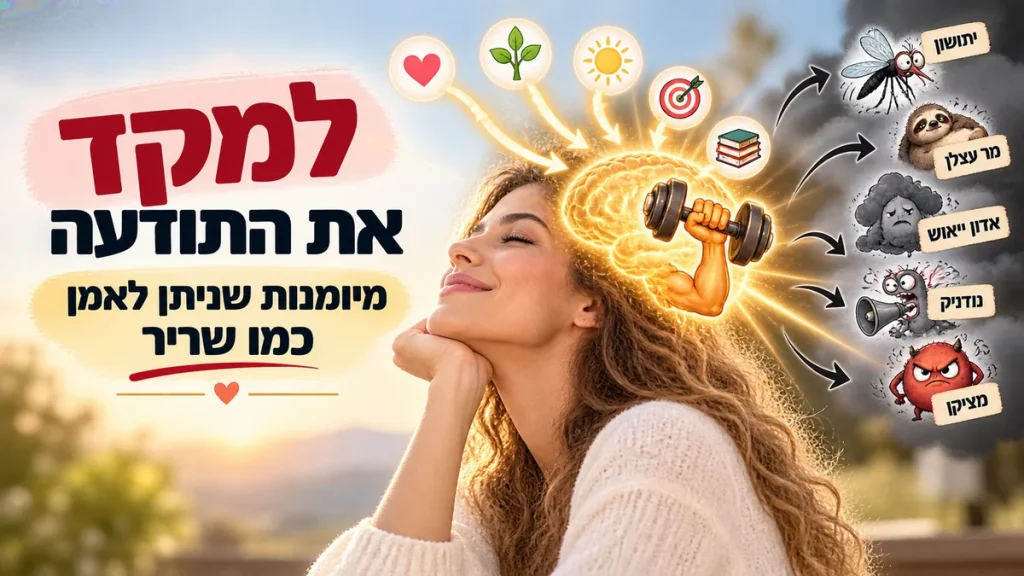 למקד את התודעה: מיומנות שניתן לאמן כמו שריר