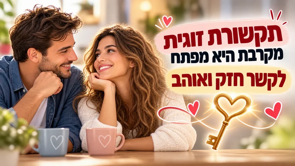 תקשורת זוגית מקרבת היא מפתח לקשר חזק ואוהב